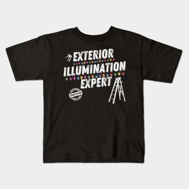 Exterior Illumination Expert Kids T-Shirt by Eighties Flick Flashback